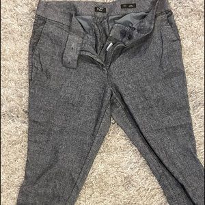 Grey/black/white.  Good condition size 14 plus slim Loft